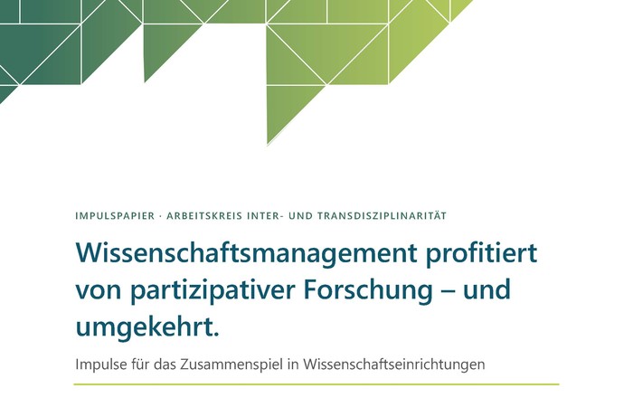 Wissenschaftsmanagement profitiert von partizipativer Forschung – und umgekehrt. Impulse für das Zusammenspiel in Wissenschaftseinrichtungen